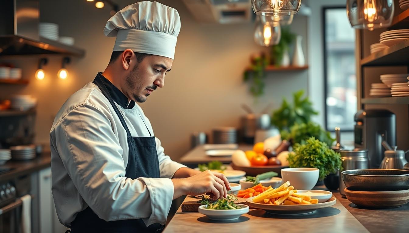 Fresh seasonal cooking dish