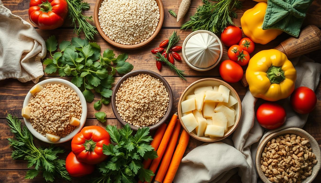 Healthy home cooking bowl